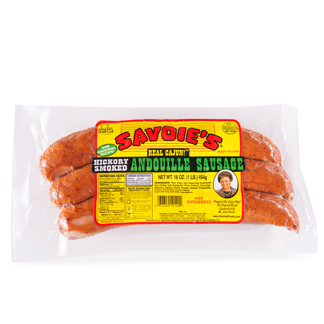 Smoked Andouille Sausage   20 oz   Savoie's Foods